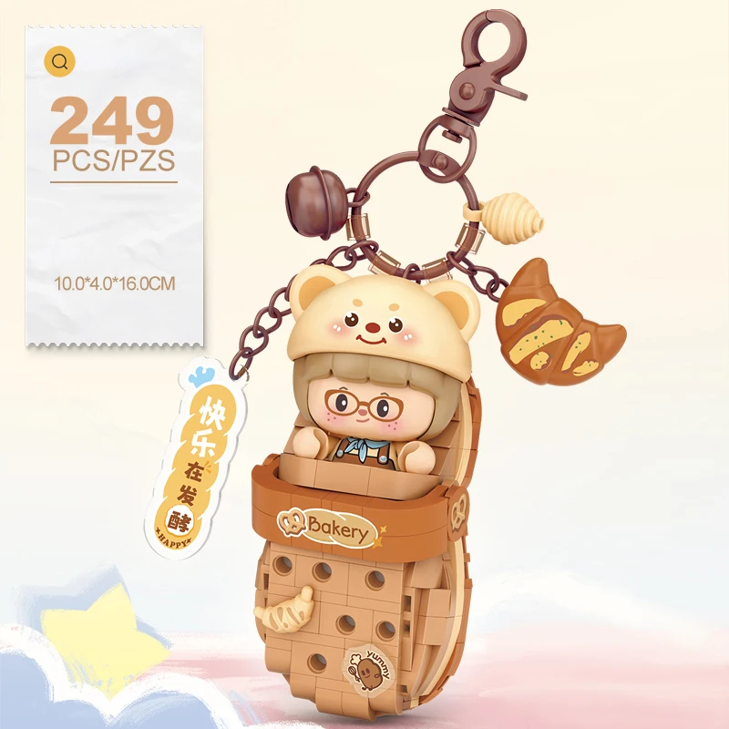 ตัวต่อ LOZ พวงกุญแจ ของตกแต่งบ้าน รองเท้าแตะ จี้ โมเดลประกอบ ของเล่นเสริมพัฒนาการ สำหรับเด็กชายและเด็กหญิง ของขวัญวันเกิด