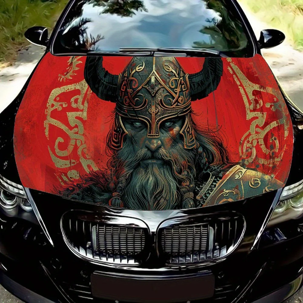 

Dominator Battle Face ПВХ автомобильные виниловые обертывания, самоклеящаяся водонепроницаемая наклейка на капот автомобиля, защитные наклейки для украшения автомобиля f