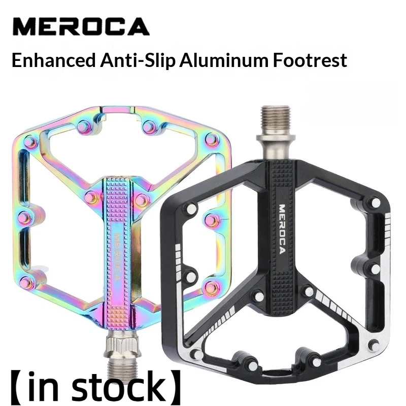 

【in stock】Mountain bike pedal colorful style aluminum alloy pedal dual DU version pedal pedal pedal bicycle accessories