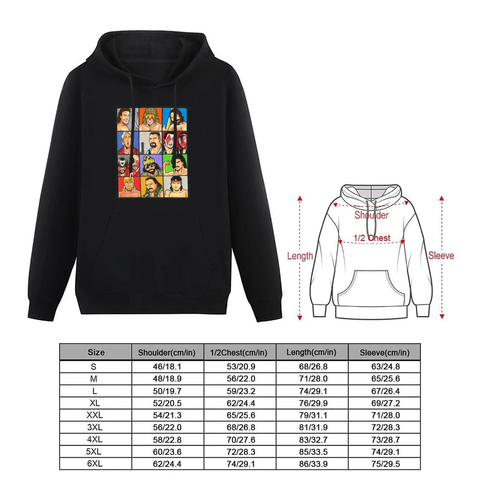 90s wrestling Essential Pullover Hoodie aesthetic clothing male clothes tracksuit