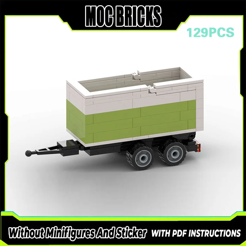 

Конструктор MOC: Городской Автомобиль, Тяжелый Транспорт, Трактор-Прицеп, Модульная Технология, Подарки, Набор для Сборки, Детские Игрушки