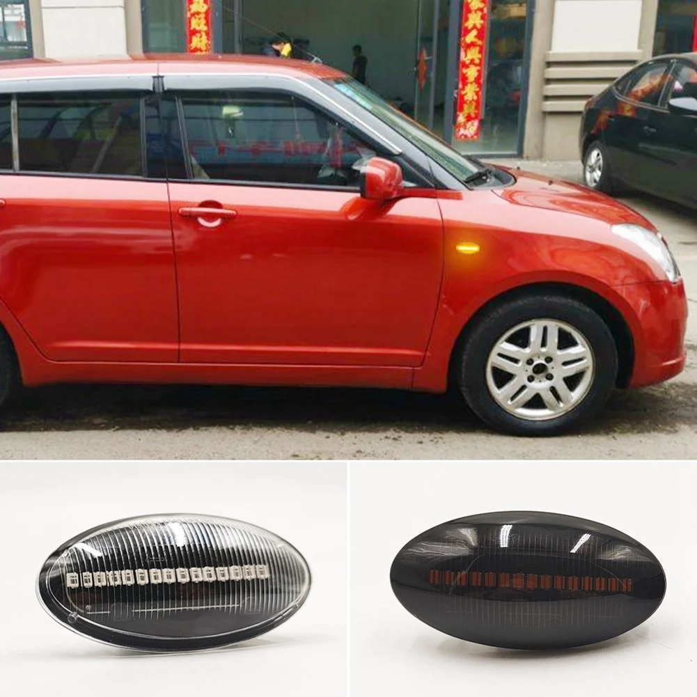 عادي لجيمي سبلاش سويفت SX4 APV فيتارا 2004-2020 تتدفق بدوره مصباح إشارة للسيارة