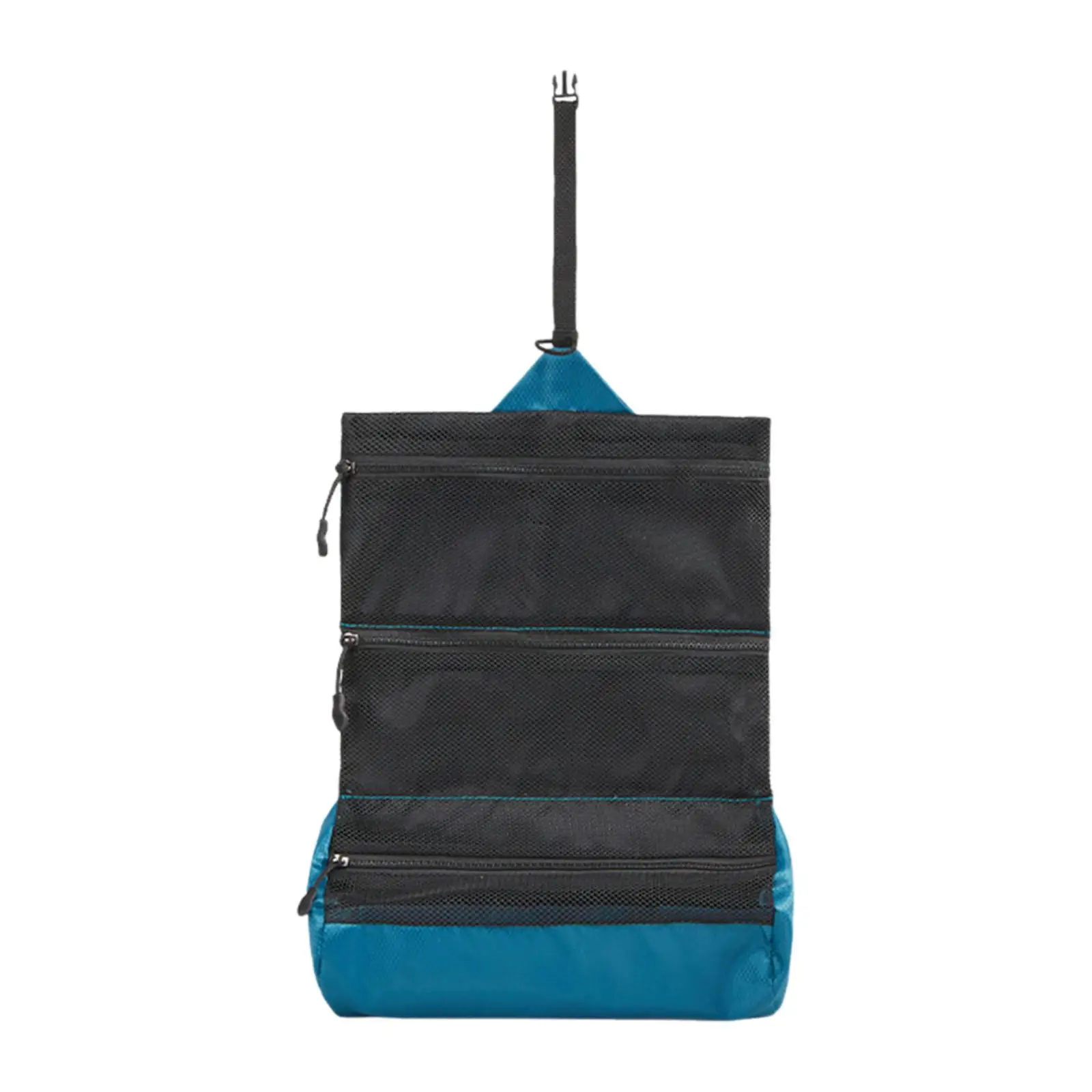 

Cosmetic Storage Bag Hanging Organizer Makeup Bag for Laundry Hiking Outdoor Blue