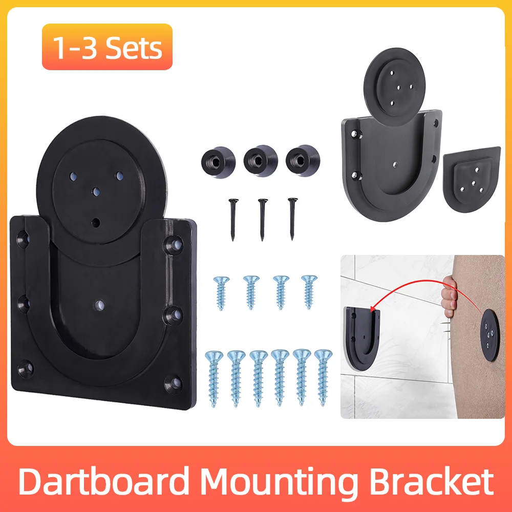 Dartboard Mounting Bracket Sturdy Dart Board Display Stand Kit Hanging Dartboard Wall Mounting Bracket for Games Wall Garage