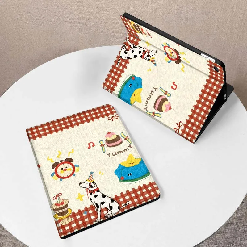 

Retro Cat Illustration Pattern For Samsung Galaxy Tab A7 A9 A11 S6 A A8 Lite Plus 2025 10.4 10.5 10.1 Inch Tablet Case