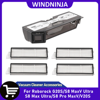 Dust Box and Filter Parts For Roborock G20S S8 MaxV Ultra V20S S8 Max Ultra Vacuum Cleaner Wear-Resistant Sealed Dustbin Parts