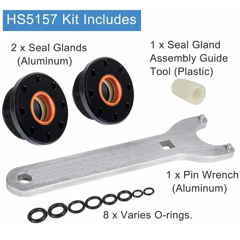 MX Marine Tool Bleed Kit Hydraulic Steering Support Bracket Puller & HS5157 Cylinder Seal Kit Fit For Seastar Boat Accessories