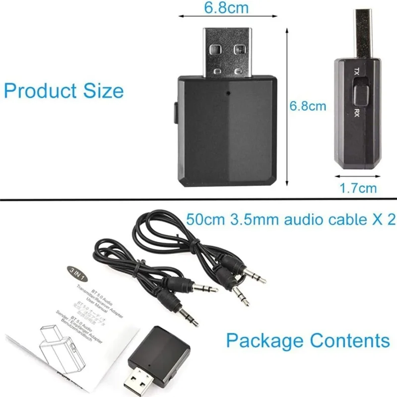 BTLIFE-BT 5.0 Usb A…