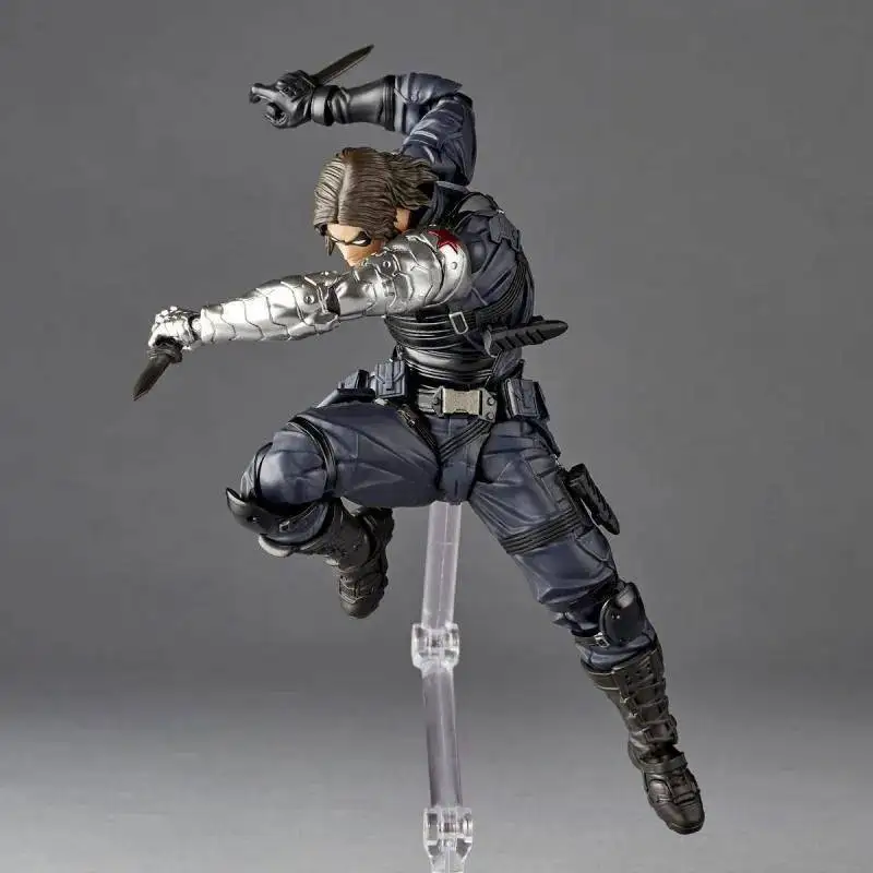【En stock】 14cm Comics Winter Warrior Perfect Black Nr029 figuras de acción de Pvc juguetes modelo de colección de regalos para niños