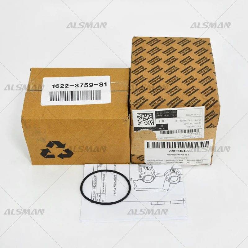 Carretel de vendedor de ouro 2901146400 válvula termostática atlas copco peças do compressor de ar kit de válvula termostato