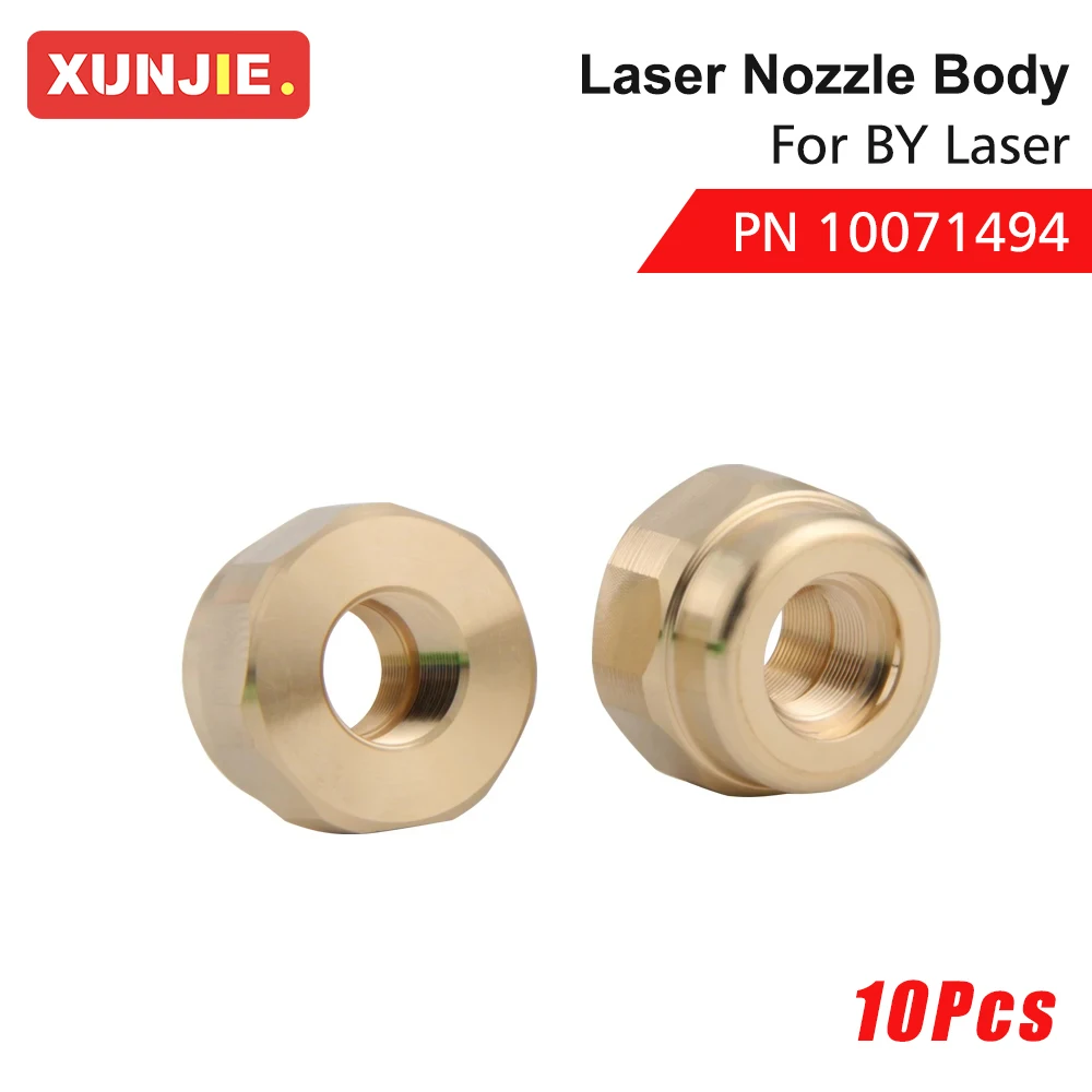 

XUNJIE 10 шт./лот BY Корпус лазерной насадки Ref Pn 10071494 используется для станков для волоконной лазерной резки