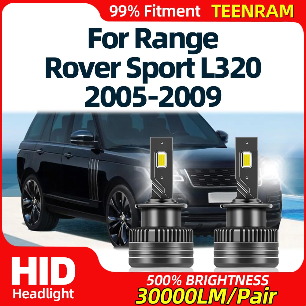 

Canbus LED Lights Bulbs 30000LM HID Xenon Car Headlight 12V 6000K White For Range Rover Sport L320 2005 2006 2007 2008 2009