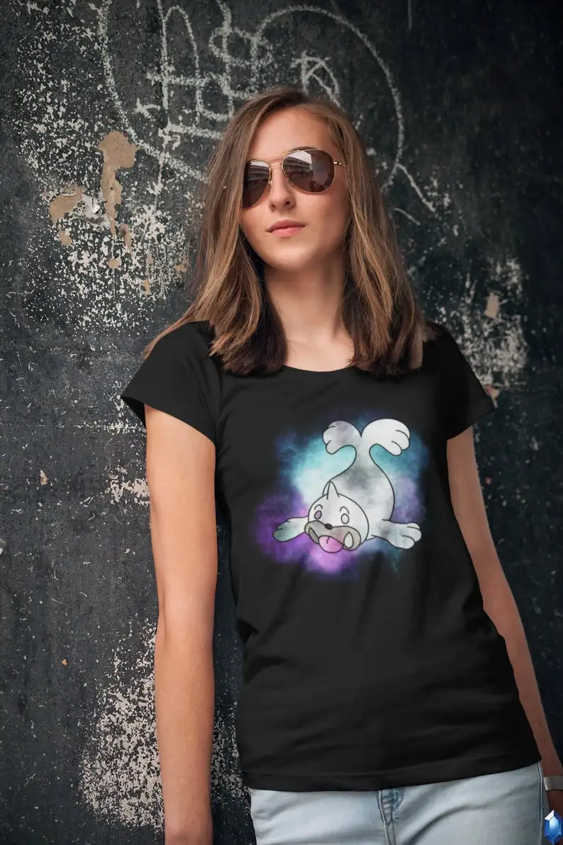 Seel Galaxy Background T-Shirt Unisex Cotton TV Sizes Video Game Anime New 2022