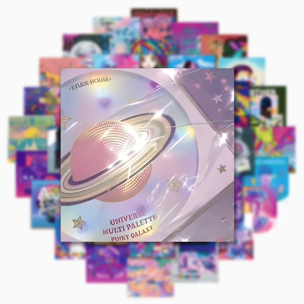 10/30/63pcs Steam Wave Cartoon Graffiti Sticker Creative Scrapbook  Electric Car  Ipad Laptop Diy Water Cup Decorative Sticker