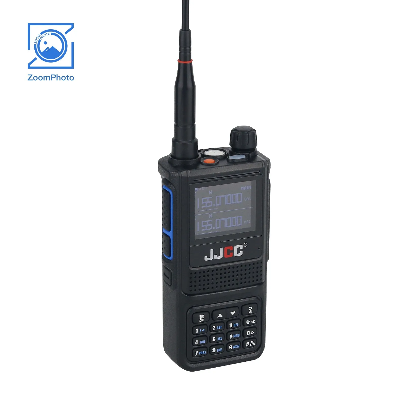 JJCC-walkie-talkie de mano, transceptor de 256 canales, VHF, UHF, Radio con pantalla a Color de 8811 pulgadas, 1,77, 5W