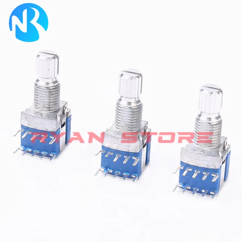 2PCS 100% New RS1010 Plum Shaft 15MM Band Rotary Gear Change Switch 1Pole 2 1Pole 3Position 1Pole 4 1Pole 5 2 Pole 2 Position