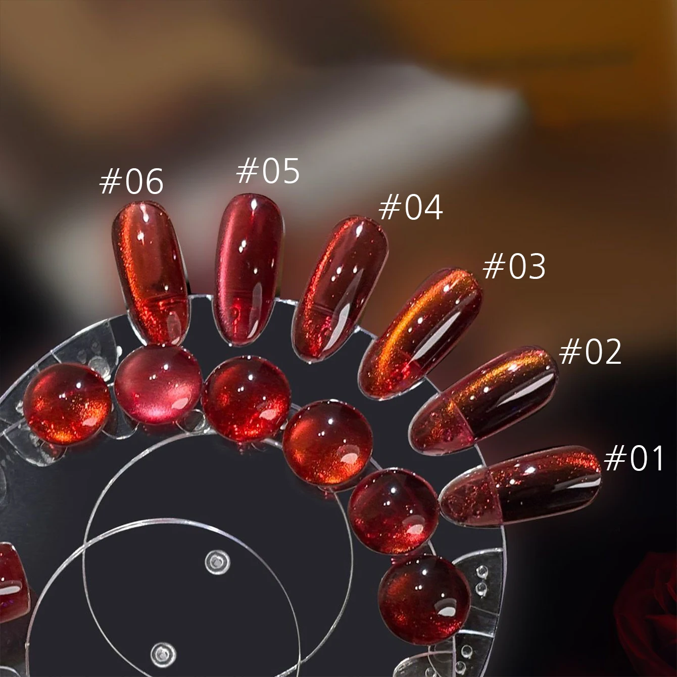 10MLMoney Red Cat Eye Gel Polish Cherry Diamond Sparkle Collection Christmas New Year Nail Art Sparkling Effect 2025 New Release