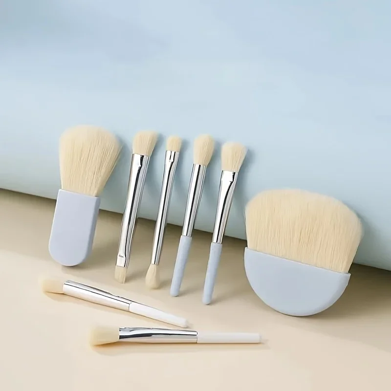 6-delige mini-make-upborstelset Poeder Oogschaduw Foundation Blush Concealer Beauty Makeup Tools Brush Professionele benodigdheden
