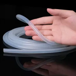 1M/5M/10M Silicone Tubing, Food Grade Pure Silicone Hoses High Temp for Home Brewing Winemaking Food Grade Silicone Pipe