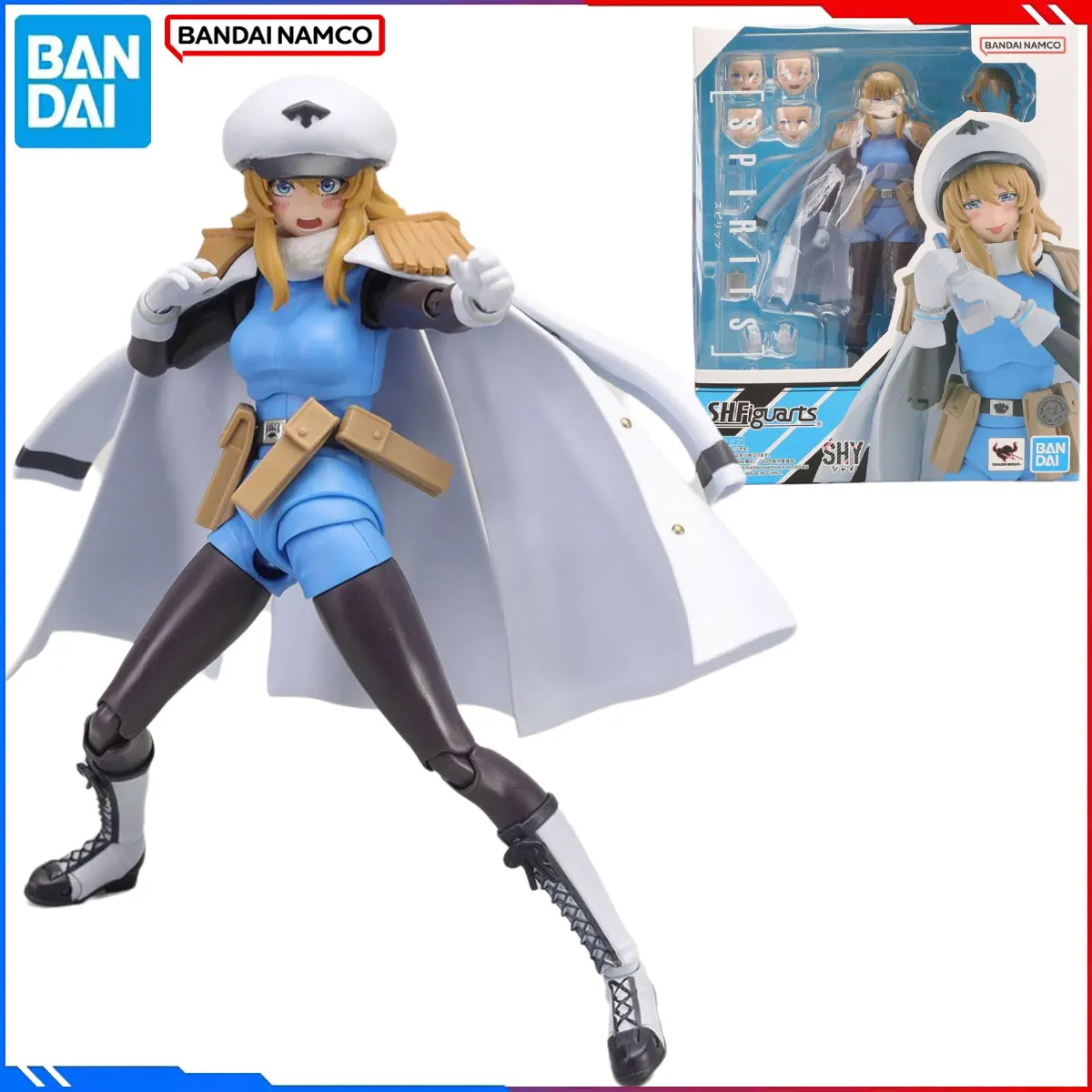 

Genuine Bandai Original Shy Figure Model Kits S.H.Figuarts 1/12 Anime Figures Spirits Action Model Toys Christmas Gift for Kids