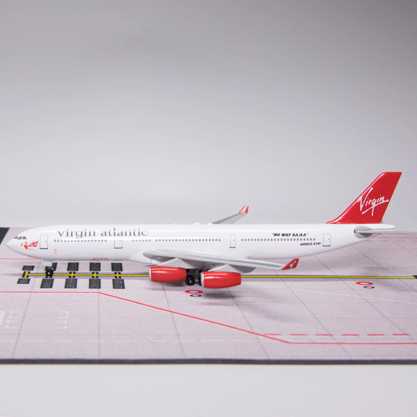Veyron 55081 1/400 Модель Virgin Atlantic, Airbus A340-300, готовая модель из сплава