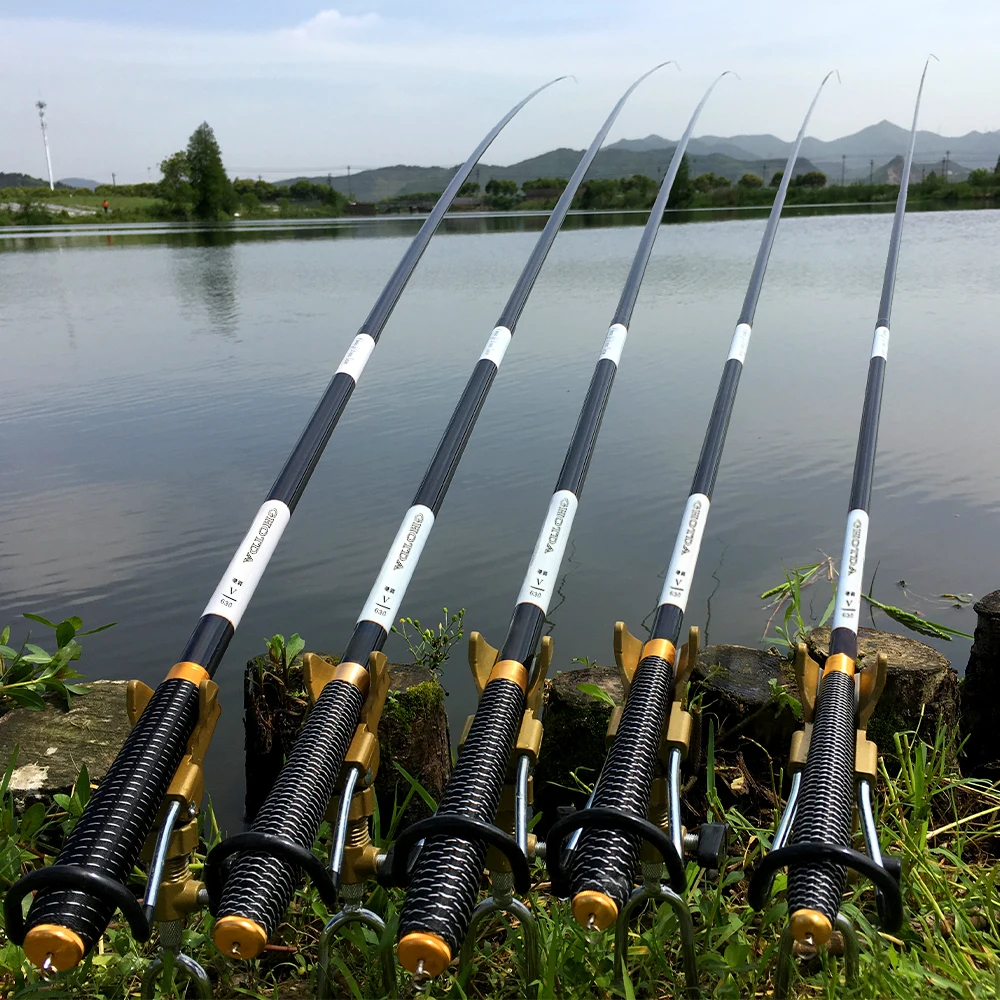 Caña telescópica de fibra de carbono – Superligera para pesca en estanques - imagen 5