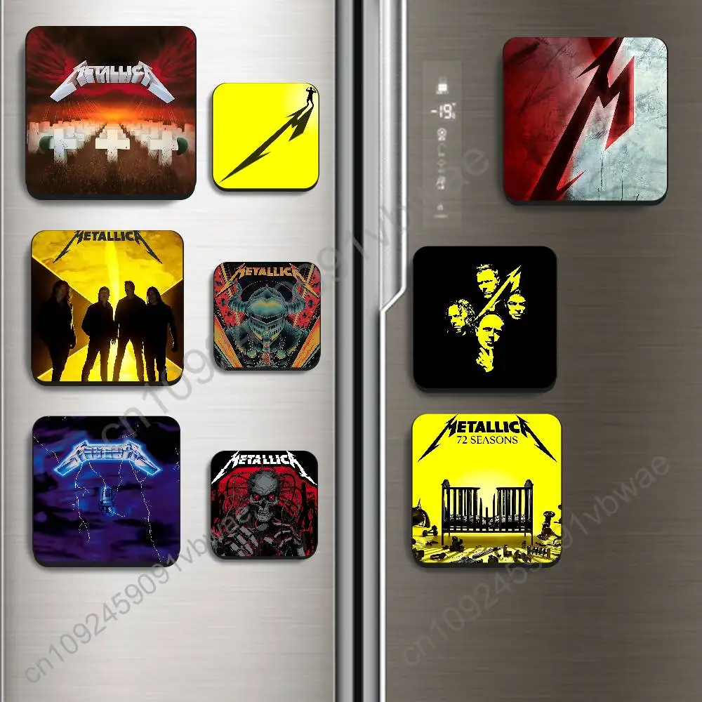 

Master of Puppets M72 Metallica BestSelling Refrigerator Magnetic Sticker Fridge Magnets Adhesive to Metal Surfaces Leaves