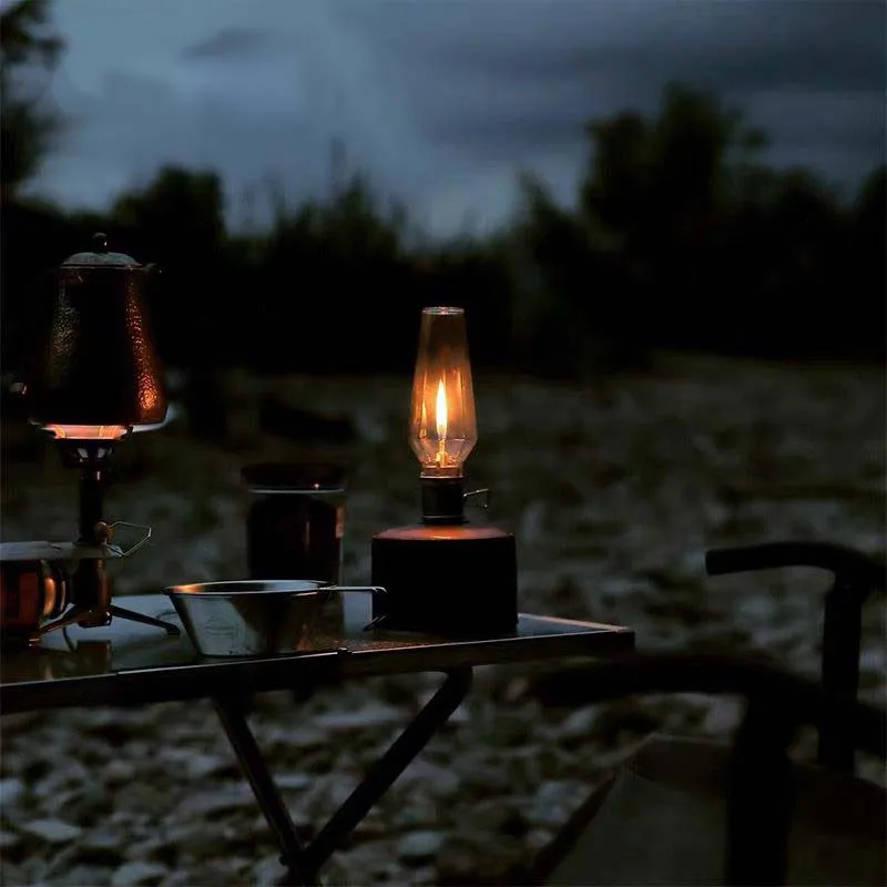 Campingmoon Portable Non-mantles Outdoor Camping Tourist Emergency Tent Gas Lamp Candle Type Roman Atmosphere Gas Light