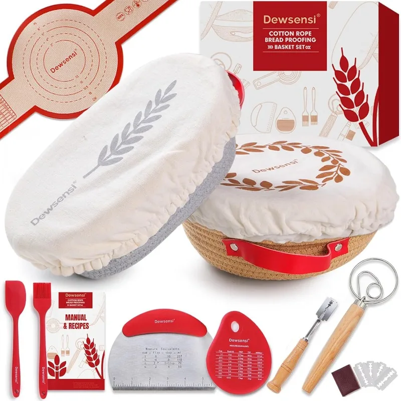 

Принадлежности для выпечки хлеба Стартовый набор для закваски Корзина для защиты от закваски Набор для приготовления хлеба Подарки для пекарей