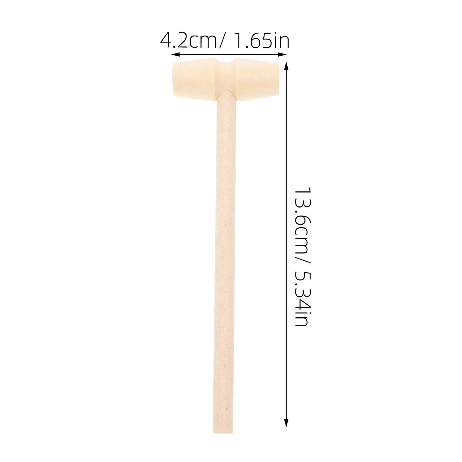 5 قطعة مطرقة خشبية صغيرة مطرقة آمنة طلاء صديق للبيئة الطفل قصف قبضة براعة اليد التنسيق العين أداة لعبة فاز الطفل #5
