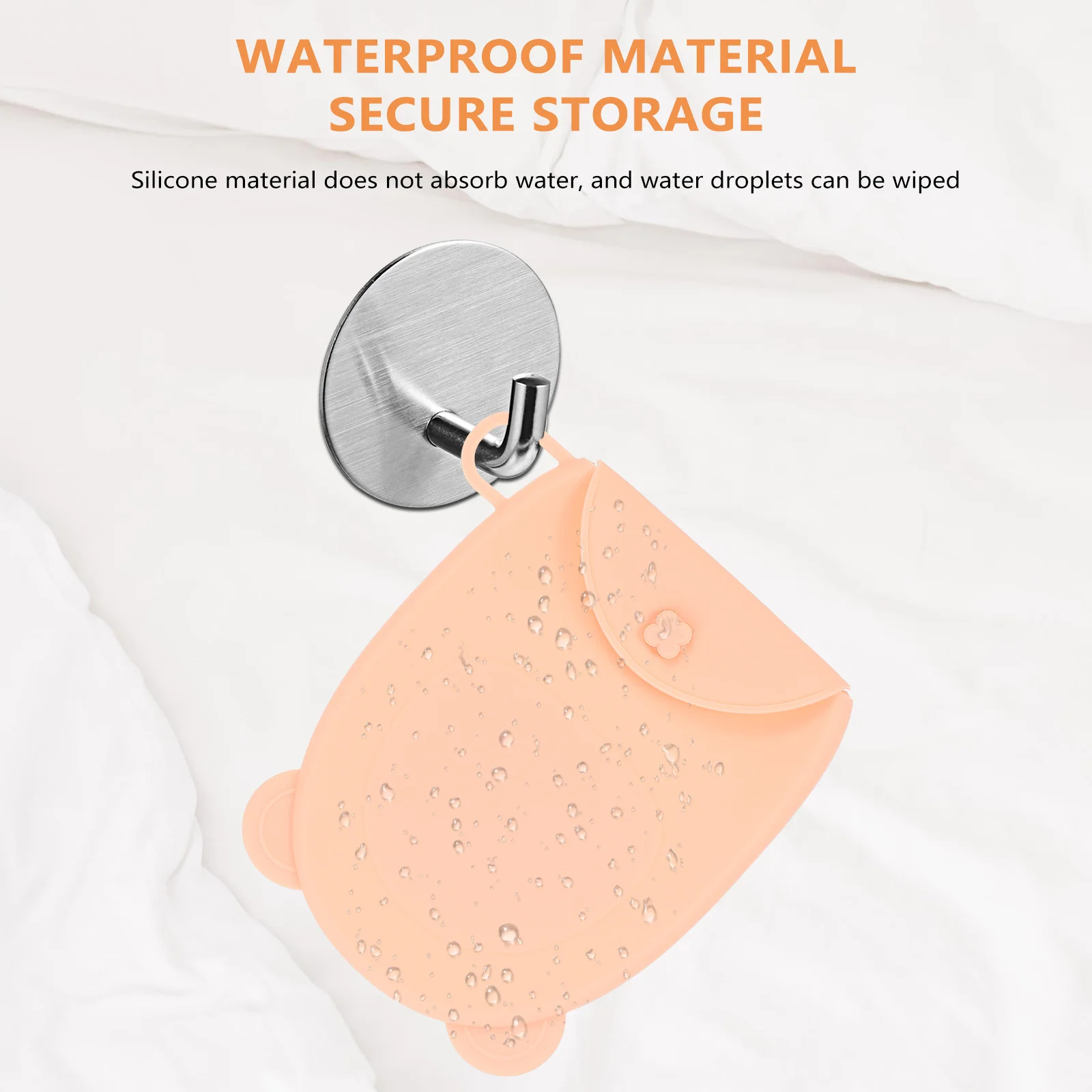 

Silicone Pouch Mask Case Holder Portable Storage Bag Hanging Waterproof Tear Resistance Materials Safe