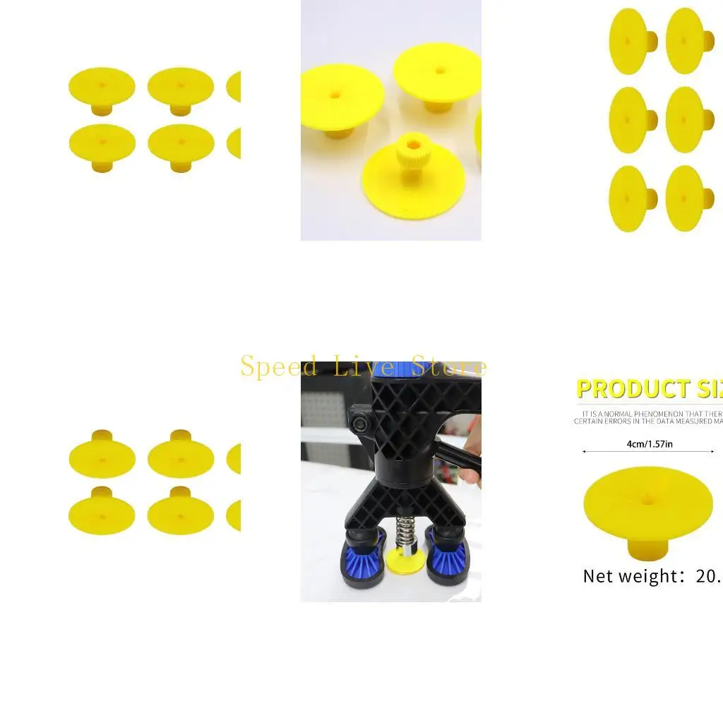 

547C 6Pcs Dents Puller Glues Sheet Dents Removal Tool Car Dents Remover Sheet