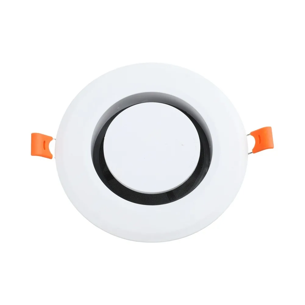 Adjustable Airflow Ceiling Air Vent For Modern Interior Decor Abs Plastic Construction Built-in Volume Control