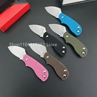 EDC Pocket Folding Knife Excellent D2 Blade Nylon Fiber Handle MINI Outdoor Tacticals Defense Tool Hunting Camping Knives
