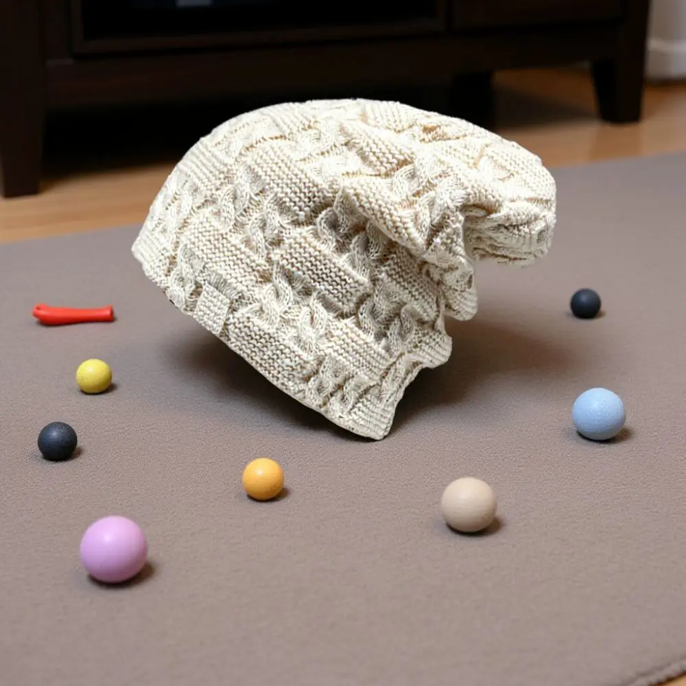 Winter Cable Knit Beanie Hat For BuxiYun Style Unisex Soft Slouchy Bonnet Warm Outdoor Casual Daily Head Gear