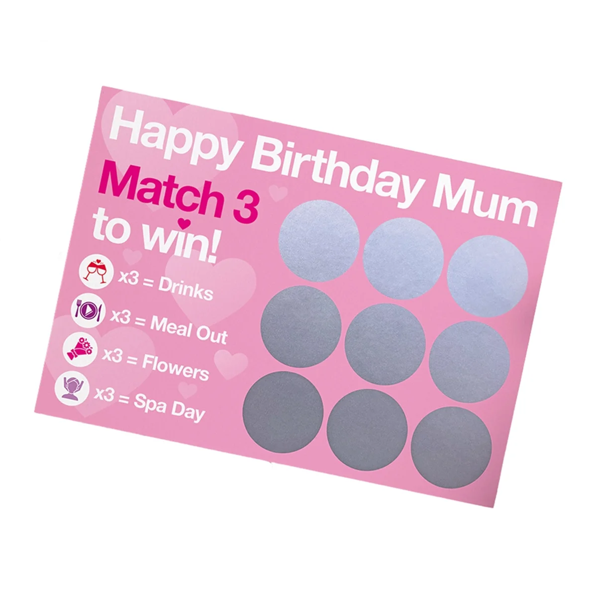 Mothers Day Gift, Gift for Mum, Mothers Day Scratch Card, Mothers Day Card, Scratch Card for Mum, Gift for Her,D