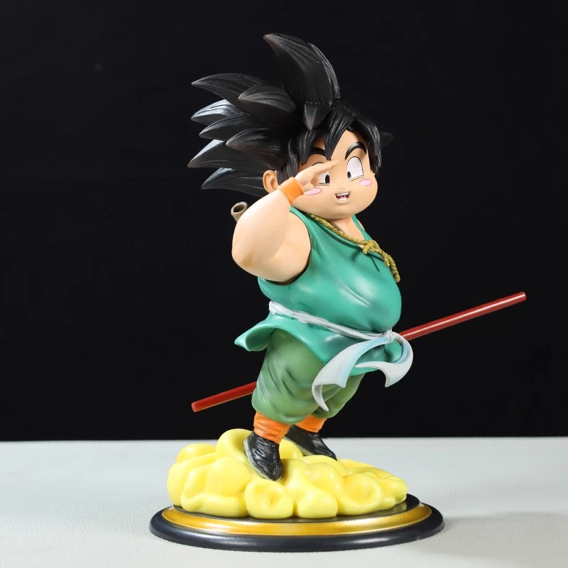 Dragon Ball Animation Peripheral Dolls Desktop Case Ornaments Goodbye Fatty Goku Trendy Toy Figure Two-Dimensional Model