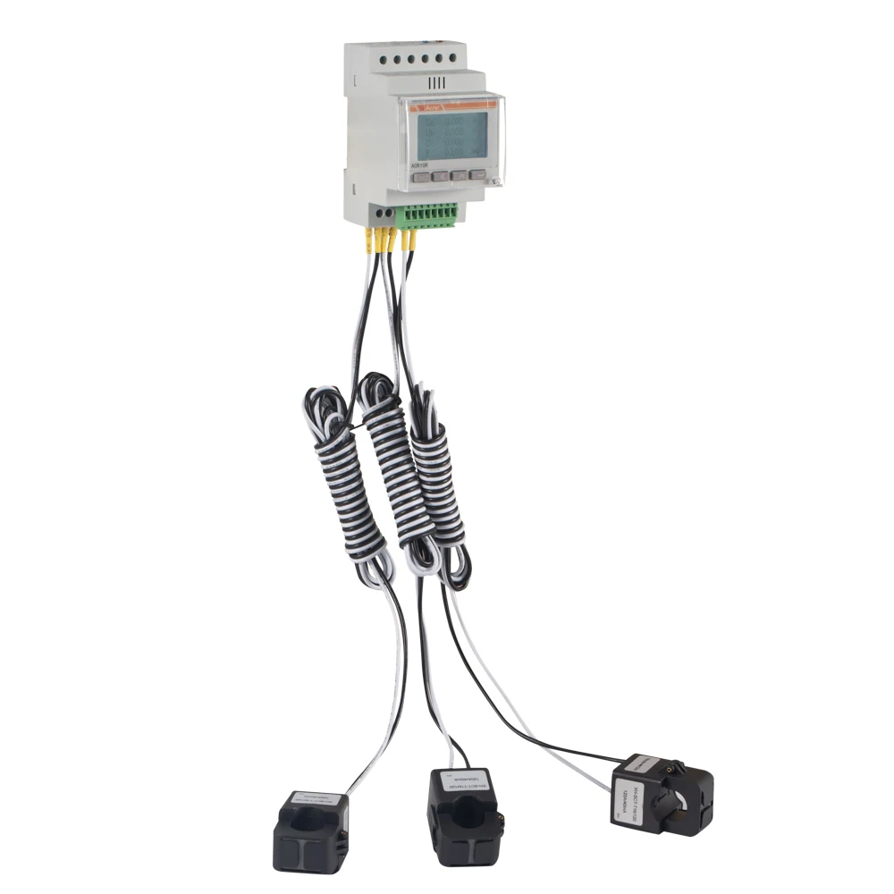 Módulo de poder trifásico elétrico esperto, medidor da energia do KWh, medidores do ACR10R-D10TE4 CT, 3x80A CTs