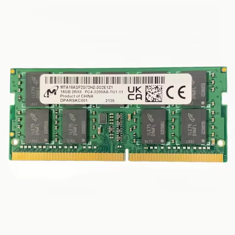 Micron serveur ECC RAM DDR4 16GB 3200MHz serveur mémoire d'ordinateur portable ddr4 16GB 2Rx8 PC4-3200AA -TG1 ECC SODIMM serveur mémoire d'ordinateur portable