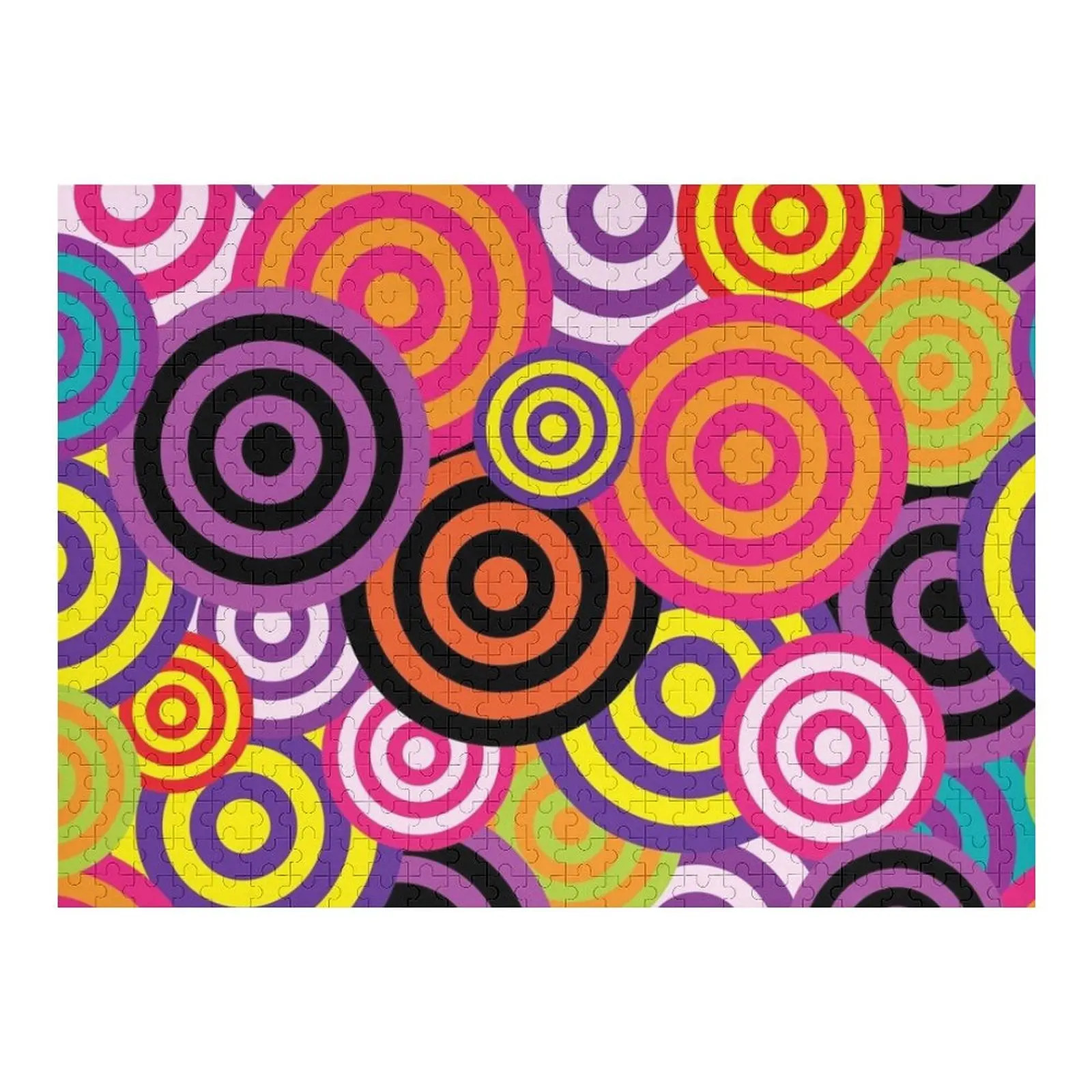 

Color geometric shapes art Jigsaw Puzzle Wooden Name Custom Personalized Personalize Customized Photo Woodens For Adults Puzzle