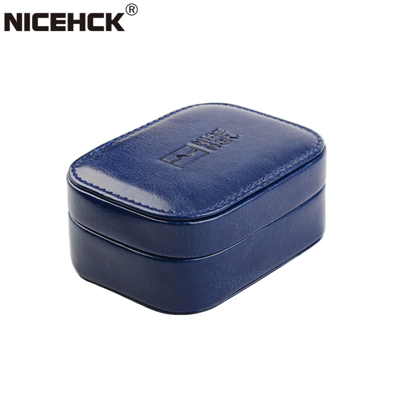 NiceHCK Waterproof Portable Magnetic Headset Storage Box High Grade PU Earphone Bag Earbud Case Accessory For MK3 Lofty Topguy