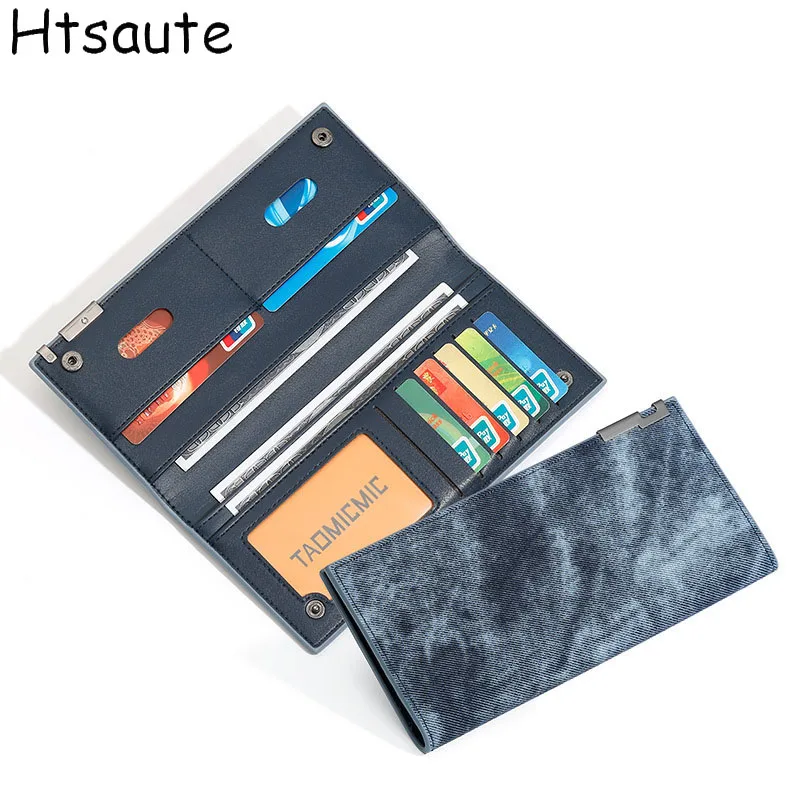 

Ultrathin Men's PU Leather Long Coin Wallets Vintage Business Large Capacity Phone Billfold Money Bag Multi Card Holder Carteras