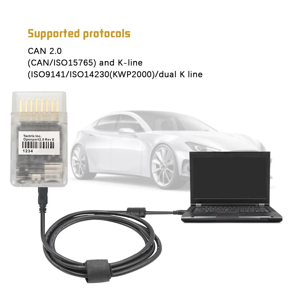لتويوتا ميتسوبيشي سوبارو ECU رقاقة ضبط أداة تاكتريكس Openport 2.0 obd2 obdii موصل أداة تشخيص السيارة ECU فلاش #2