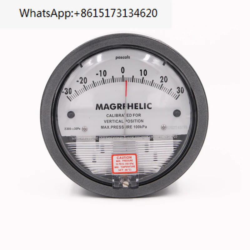 

Negative pressure gauge, aquaculture air micro , differential , wind , clean room