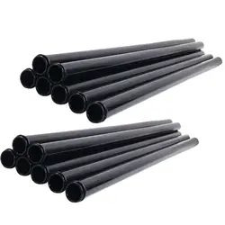 14x Golf Club Tube Black Golf Bag Tubes for Training Equipment Home Gym Gift