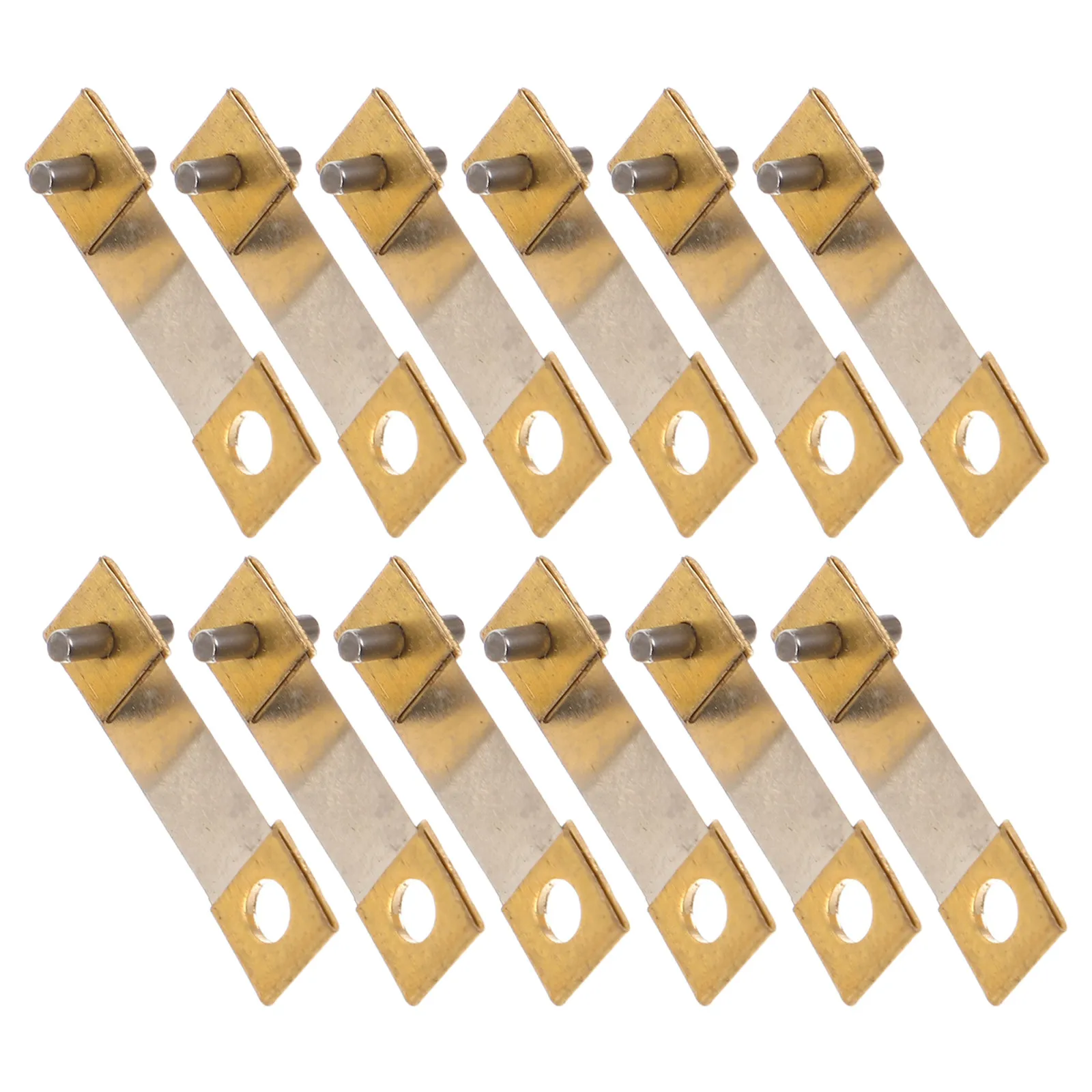 12Pcs Clock Pendulum Suspension Spring Precision Mechanical Vintage Metal Grandfather Wall Clock Parts Replacement Repair Kit