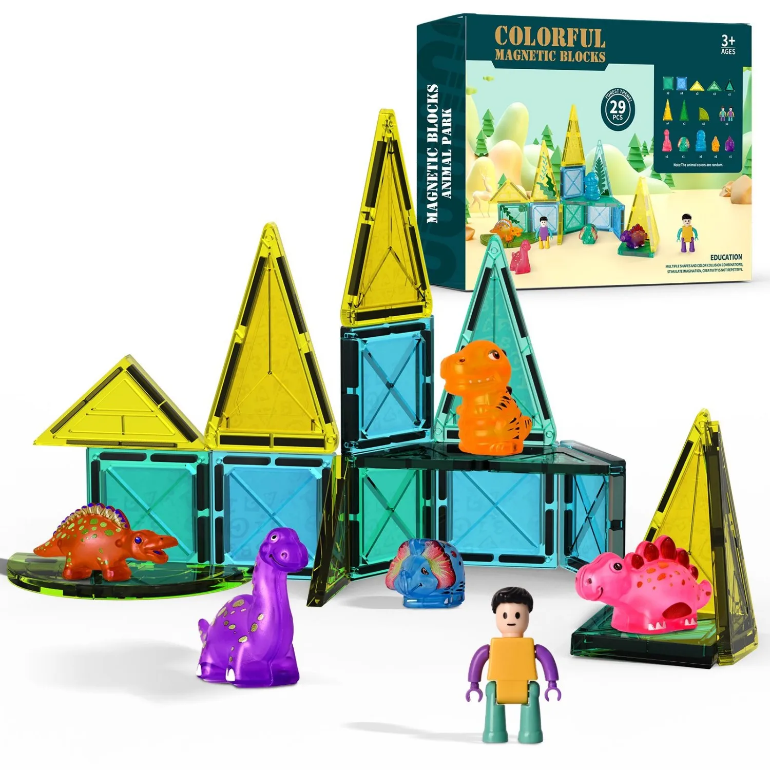 

Magnetic Building Block Toy Set | 3D Stacking Magnets for Kids | STEM Educational Building Toys | Compact Portable Design (11.03