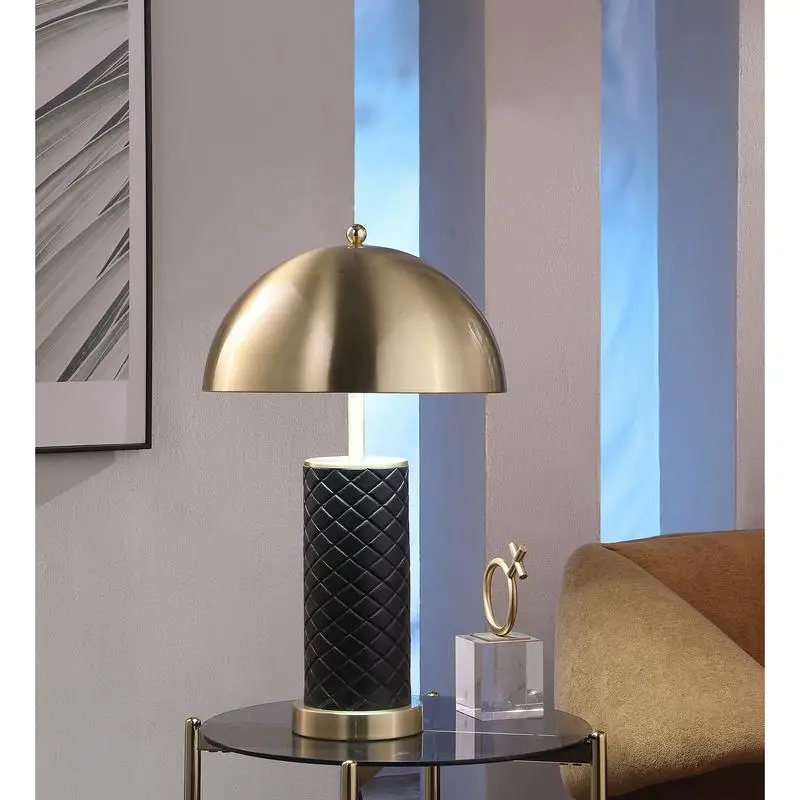 

Набор из 2 черных стеганых купольных настольных ламп с 23 дюйма.