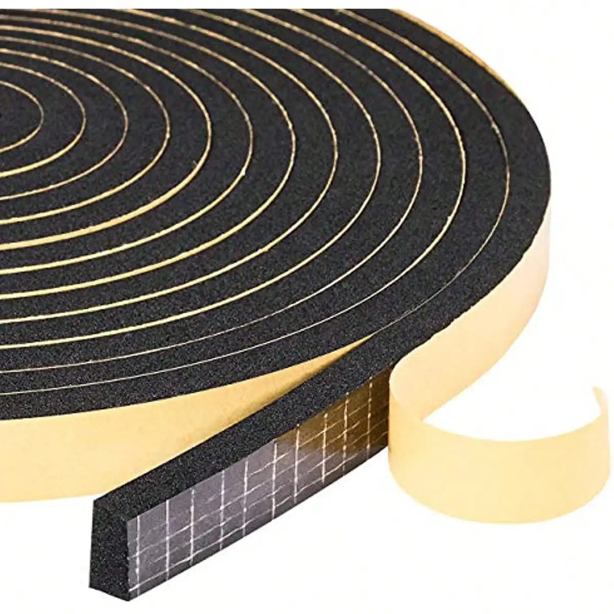 

50FT Weather Stripping Door Seal - Strong Adhesive Weatherproof Noise-Reducing Gap Filler