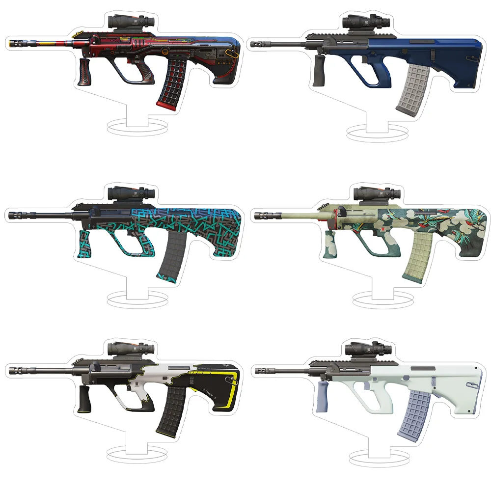 Rifles de juego CS2 GO Akihabara Accept Hot Rod Eye of Zapems Radiation Hazard, soporte acrílico, juguete de anime, adorno de escritorio, regalo GK